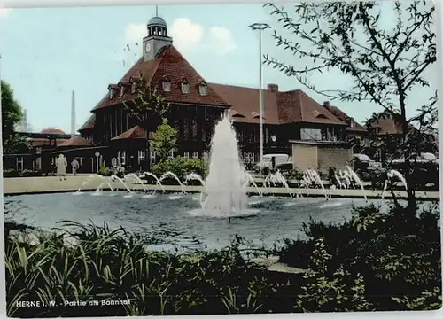 Herne Westfalen Herne Westfalen Bahnhof x 1966 / Herne /Herne Stadtkreis