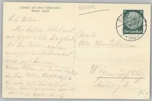 Zwiesel Niederbayern Zwiesel  x 1935 / Zwiesel /Regen LKR