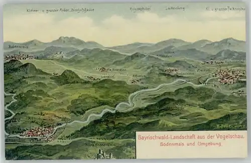 Bodenmais Bodenmais Rabenstein Zwiesel ungelaufen ca. 1910 / Bodenmais /Regen LKR
