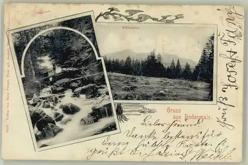 Bodenmais Arberspitz Rissloch x 1902