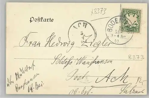 Bodenmais Hochfall x 1902