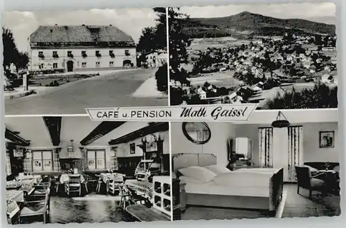 Bodenmais Cafe Pension Gaissl x 1961