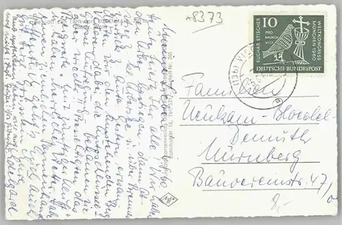 wd85728 Bodenmais Bodenmais Silberberg x 1960 Kategorie. Bodenmais Alte Ansichtskarten