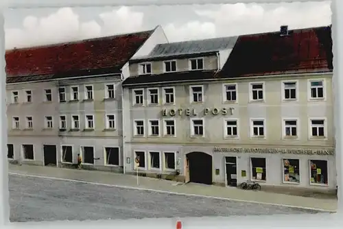 Zwiesel Niederbayern Zwiesel Hotel Post  o 1963 / Zwiesel /Regen LKR