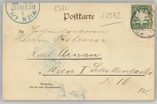 Zwiesel Niederbayern Zwiesel  x 1901 / Zwiesel /Regen LKR