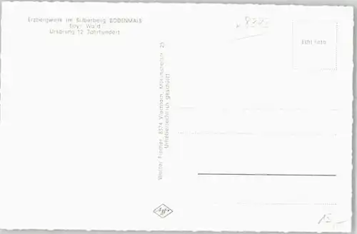 Bodenmais Bodenmais Erzbergwerk Silberberg ungelaufen ca. 1955 / Bodenmais /Regen LKR