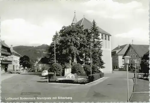 Bodenmais Bodenmais Marktplatz Silberberg ungelaufen ca. 1965 / Bodenmais /Regen LKR