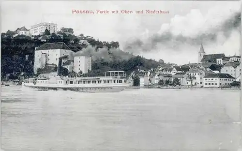 Passau Passau Oberhaus Niederhaus ungelaufen ca. 1910 / Passau /Passau LKR