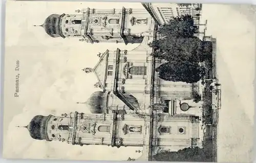 Passau Passau Dom ungelaufen ca. 1910 / Passau /Passau LKR