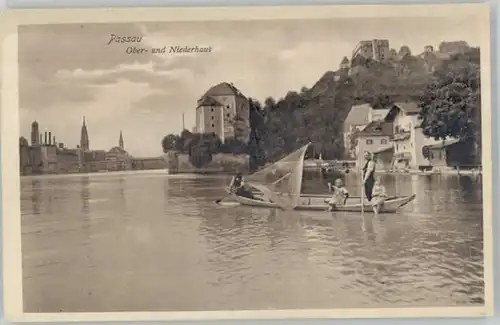Passau Passau Oberhaus Niederhaus ungelaufen ca. 1920 / Passau /Passau LKR