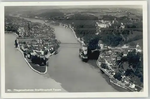 Passau Fliegeraufnahme x 1934