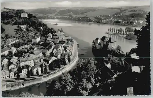 Passau Passau Dreiflusseck ungelaufen ca. 1955 / Passau /Passau LKR