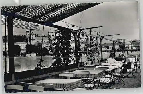Passau Passau Gasthaus Zum gruenen Inn ungelaufen ca. 1955 / Passau /Passau LKR