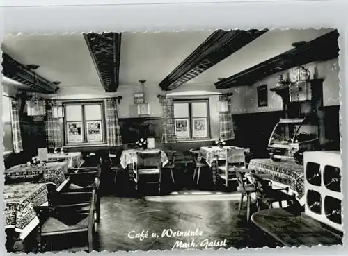 Bodenmais Bodenmais Cafe Pension Gaissl ungelaufen ca. 1955 / Bodenmais /Regen LKR