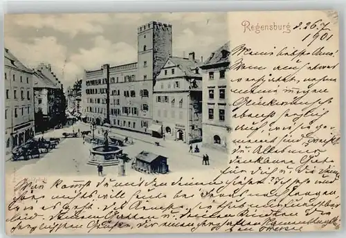 Regensburg Haidplatz x 1904