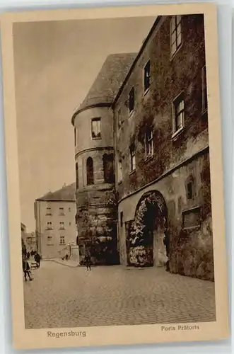 Regensburg Regensburg Porta Praetoria ungelaufen ca. 1920 / Regensburg /Regensburg LKR