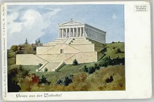 Regensburg Regensburg Walhalla ungelaufen ca. 1900 / Regensburg /Regensburg LKR