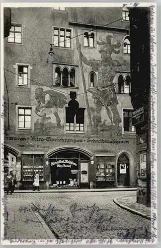 Regensburg Riese Goliath Haus x 1951