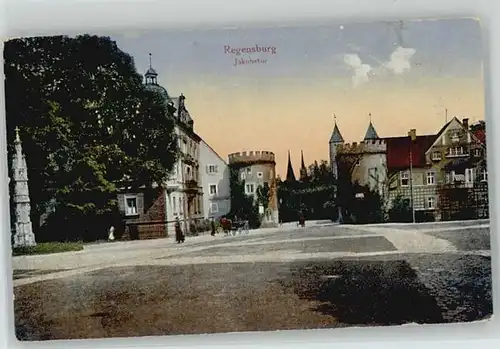 Regensburg Regensburg Jakobstor ungelaufen ca. 1920 / Regensburg /Regensburg LKR
