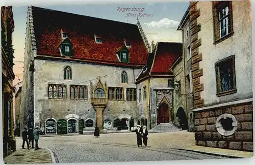Regensburg Regensburg Rathaus ungelaufen ca. 1910 / Regensburg /Regensburg LKR
