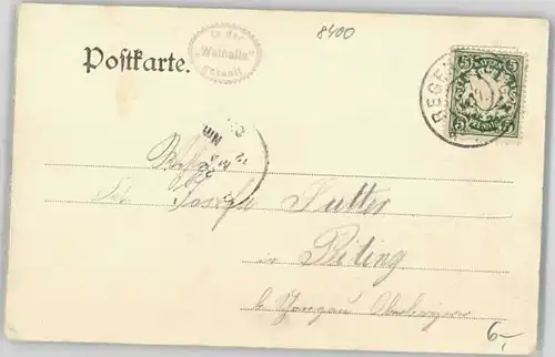Regensburg Walhalla x 1903