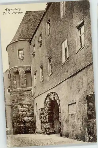 Regensburg Regensburg Porta Praetoria ungelaufen ca. 1910 / Regensburg /Regensburg LKR