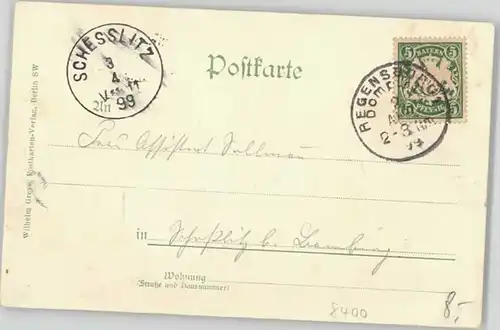 Regensburg Walhalla x 1899
