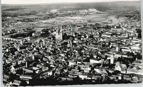 Regensburg Fliegeraufnahme x 1957