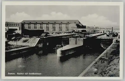 Passau Kochlet Schiffschleuse  