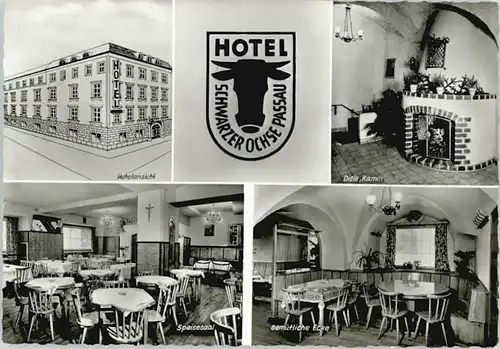 Passau Passau Hotel Schwarzer Ochse ungelaufen ca. 1965 / Passau /Passau LKR