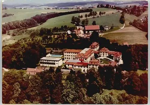 Passau Auersberg Gymnasium Fliegeraufnahme  o 1972