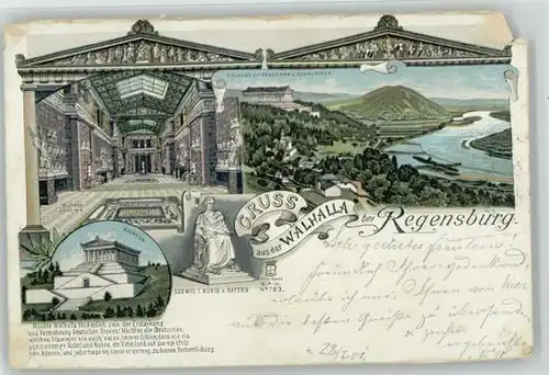 Regensburg Walhalla x 1901