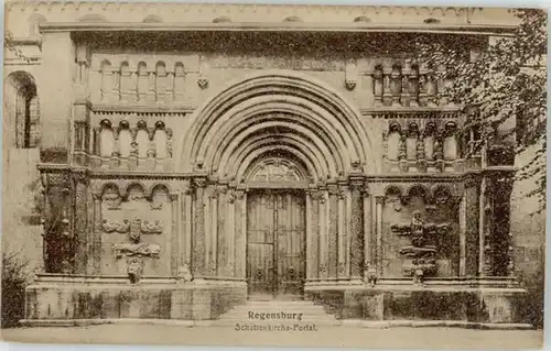 Regensburg Regensburg Schotten Kirche  ungelaufen ca. 1910 / Regensburg /Regensburg LKR