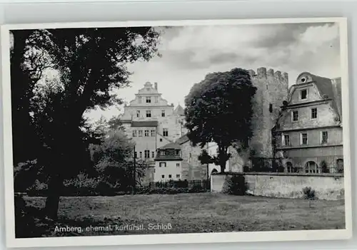 Amberg Oberpfalz Amberg Schloss ungelaufen ca. 1955 / Amberg /Amberg Stadtkreis