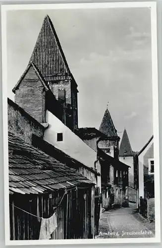 Amberg Oberpfalz Amberg  Jesuitenfahrt ungelaufen ca. 1955 / Amberg /Amberg Stadtkreis