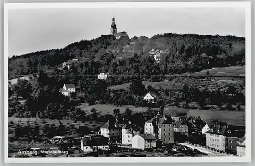 Amberg Oberpfalz Amberg Mariahilfberg ungelaufen ca. 1955 / Amberg /Amberg Stadtkreis