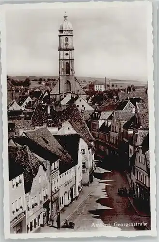 Amberg Oberpfalz Amberg Georgenstrasse ungelaufen ca. 1930 / Amberg /Amberg Stadtkreis