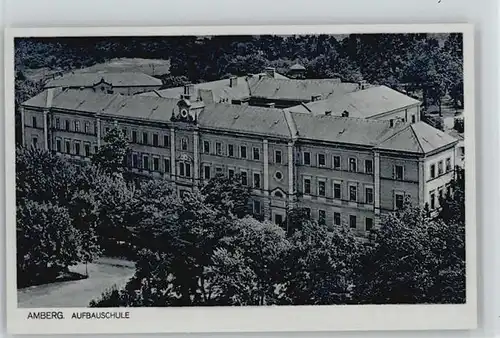 Amberg Oberpfalz Amberg Schule ungelaufen ca. 1955 / Amberg /Amberg Stadtkreis