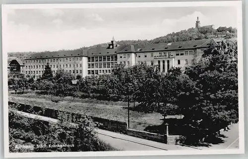 Amberg Oberpfalz Amberg Krankenhaus ungelaufen ca. 1955 / Amberg /Amberg Stadtkreis