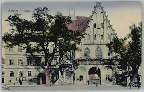 Amberg Oberpfalz Amberg Rathaus x 1921 / Amberg /Amberg Stadtkreis
