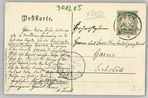 Amberg Oberpfalz Amberg Bezirksamt Zeughaus x 1905 / Amberg /Amberg Stadtkreis