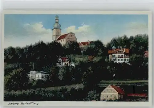 Amberg Oberpfalz Amberg Mariahilfberg ungelaufen ca. 1920 / Amberg /Amberg Stadtkreis