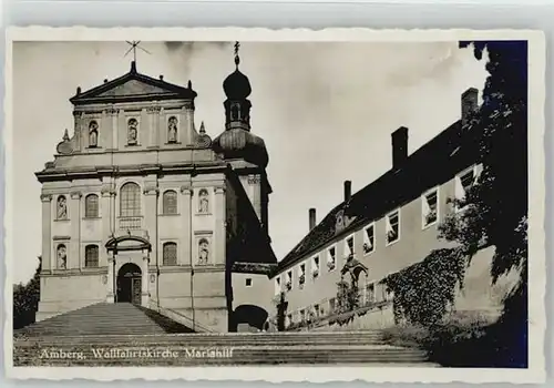 Amberg Oberpfalz Amberg Mariahilfkirche ungelaufen ca. 1930 / Amberg /Amberg Stadtkreis