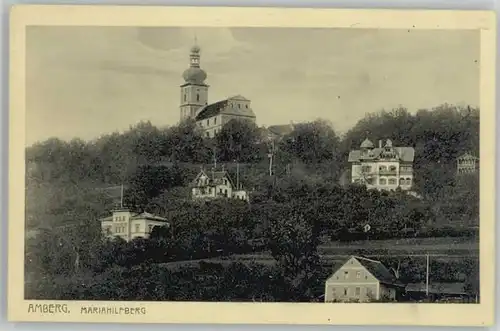 Amberg Oberpfalz Amberg Mariahilfberg ungelaufen ca. 1920 / Amberg /Amberg Stadtkreis