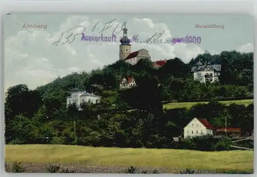 Amberg Oberpfalz Amberg Mariahilfberg o 1913 / Amberg /Amberg Stadtkreis