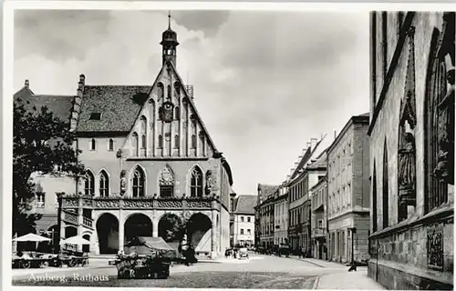 Amberg Oberpfalz Amberg Rathaus x 1952 / Amberg /Amberg Stadtkreis
