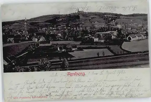 Amberg Oberpfalz Amberg  x 1903 / Amberg /Amberg Stadtkreis