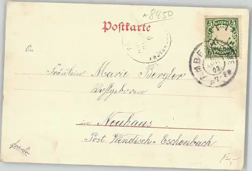 Amberg Oberpfalz Amberg  x 1903 / Amberg /Amberg Stadtkreis
