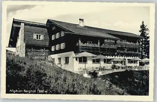Sonthofen Oberallgaeu Gasthaus Allgaeuer Berghof *