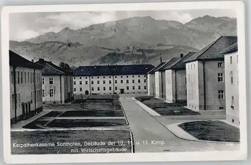 Sonthofen Oberallgaeu Karpathen Kaserne *